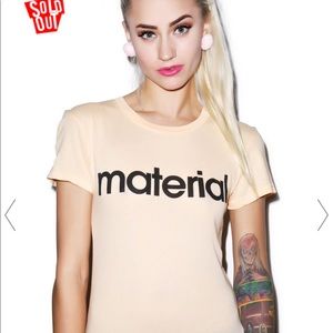 WILDFOX “Material” T-Shirt Size Small